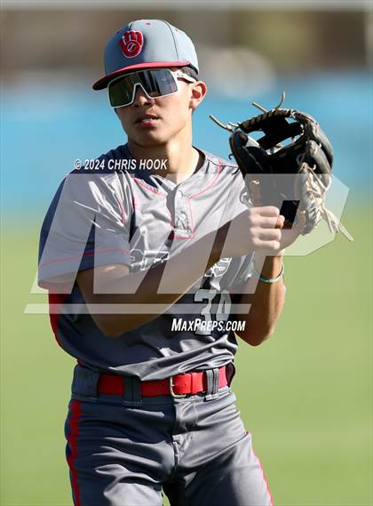 Thumbnail 2 in Yuma Catholic vs Bradshaw Mountain (Lancer Baseball Classic) photogallery.