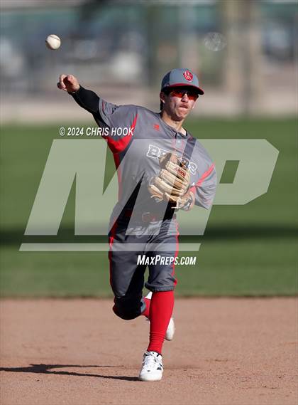 Thumbnail 1 in Yuma Catholic vs Bradshaw Mountain (Lancer Baseball Classic) photogallery.