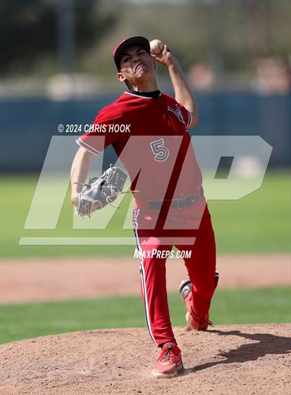 Thumbnail 2 in Walden Grove vs Estrella Foothills (Lancer Baseball Classic) photogallery.