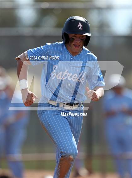 Thumbnail 2 in Walden Grove vs Estrella Foothills (Lancer Baseball Classic) photogallery.