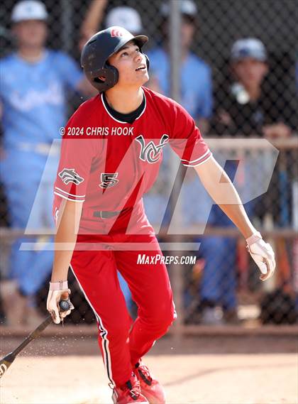 Thumbnail 2 in Walden Grove vs Estrella Foothills (Lancer Baseball Classic) photogallery.