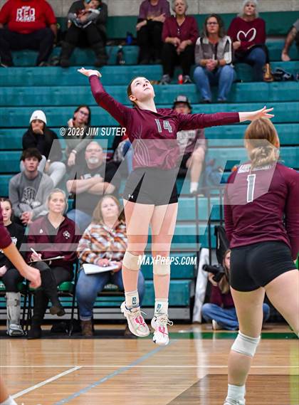 Thumbnail 3 in Johnson City vs Thrall (UIL 2A Region IV Semifinal) photogallery.