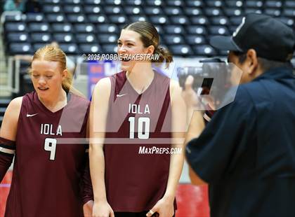 Thumbnail 1 in Iola vs. Crawford (UIL 2A D2 Volleyball Final Medal Ceremony) photogallery.