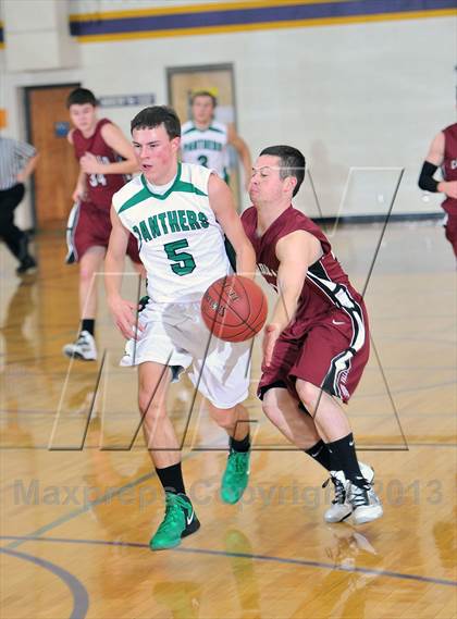 Thumbnail 1 in Prairie Farm vs. Spring Valley (Clayton Holiday Tournament) photogallery.