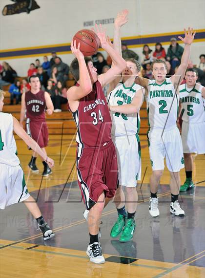 Thumbnail 3 in Prairie Farm vs. Spring Valley (Clayton Holiday Tournament) photogallery.