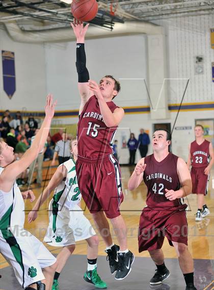 Thumbnail 3 in Prairie Farm vs. Spring Valley (Clayton Holiday Tournament) photogallery.