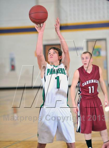 Thumbnail 1 in Prairie Farm vs. Spring Valley (Clayton Holiday Tournament) photogallery.