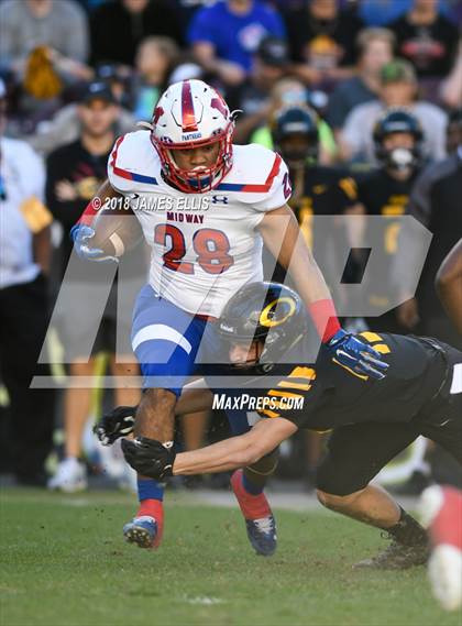 Thumbnail 2 in Midway vs. Klein Oak (UIL 6A Regional Playoff) photogallery.