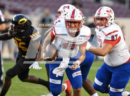 Thumbnail 2 in Midway vs. Klein Oak (UIL 6A Regional Playoff) photogallery.