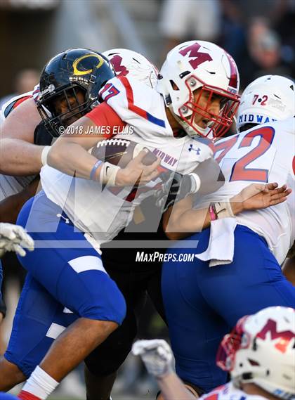 Thumbnail 3 in Midway vs. Klein Oak (UIL 6A Regional Playoff) photogallery.