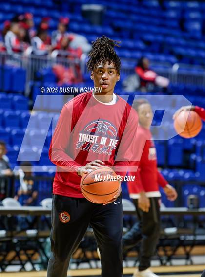Thumbnail 1 in Cypress Springs vs. Tomball Memorial (UIL Basketball 6A D2 Region II Bi-District) photogallery.