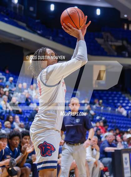 Thumbnail 3 in Cypress Springs vs. Tomball Memorial (UIL Basketball 6A D2 Region II Bi-District) photogallery.