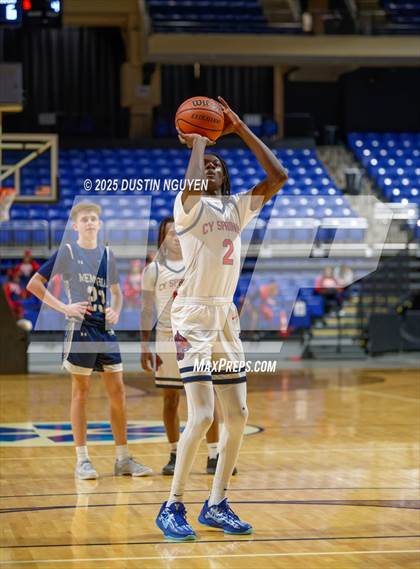 Thumbnail 1 in Cypress Springs vs. Tomball Memorial (UIL Basketball 6A D2 Region II Bi-District) photogallery.