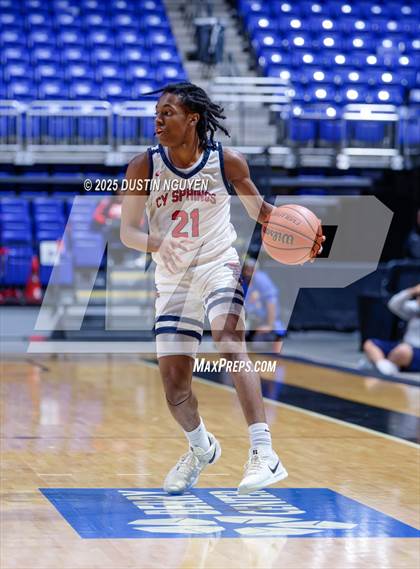 Thumbnail 2 in Cypress Springs vs. Tomball Memorial (UIL Basketball 6A D2 Region II Bi-District) photogallery.