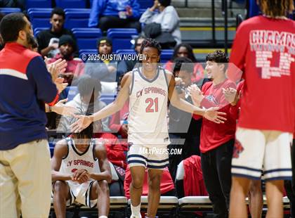 Thumbnail 2 in Cypress Springs vs. Tomball Memorial (UIL Basketball 6A D2 Region II Bi-District) photogallery.