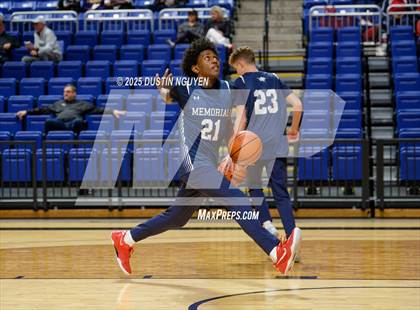 Thumbnail 2 in Cypress Springs vs. Tomball Memorial (UIL Basketball 6A D2 Region II Bi-District) photogallery.