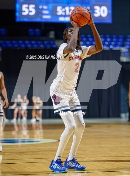 Thumbnail 3 in Cypress Springs vs. Tomball Memorial (UIL Basketball 6A D2 Region II Bi-District) photogallery.