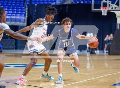 Thumbnail 3 in Cypress Springs vs. Tomball Memorial (UIL Basketball 6A D2 Region II Bi-District) photogallery.