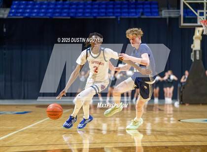 Thumbnail 2 in Cypress Springs vs. Tomball Memorial (UIL Basketball 6A D2 Region II Bi-District) photogallery.
