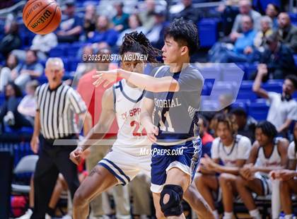 Thumbnail 1 in Cypress Springs vs. Tomball Memorial (UIL Basketball 6A D2 Region II Bi-District) photogallery.