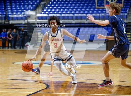 Thumbnail 1 in Cypress Springs vs. Tomball Memorial (UIL Basketball 6A D2 Region II Bi-District) photogallery.