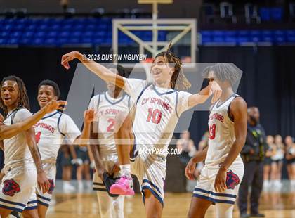 Thumbnail 2 in Cypress Springs vs. Tomball Memorial (UIL Basketball 6A D2 Region II Bi-District) photogallery.