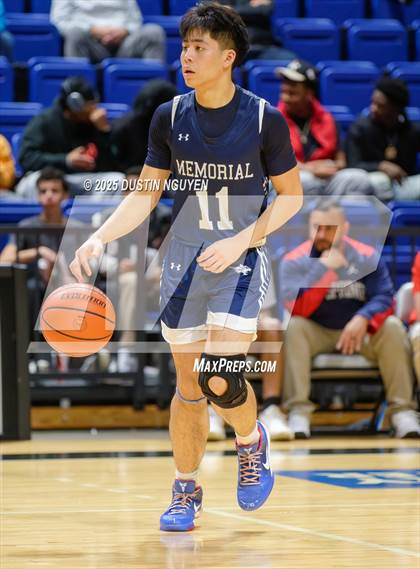 Thumbnail 2 in Cypress Springs vs. Tomball Memorial (UIL Basketball 6A D2 Region II Bi-District) photogallery.