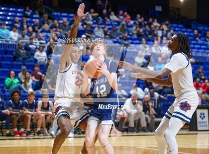 Thumbnail 3 in Cypress Springs vs. Tomball Memorial (UIL Basketball 6A D2 Region II Bi-District) photogallery.