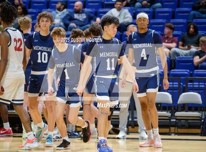 Thumbnail 1 in Cypress Springs vs. Tomball Memorial (UIL Basketball 6A D2 Region II Bi-District) photogallery.