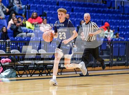 Thumbnail 2 in Cypress Springs vs. Tomball Memorial (UIL Basketball 6A D2 Region II Bi-District) photogallery.
