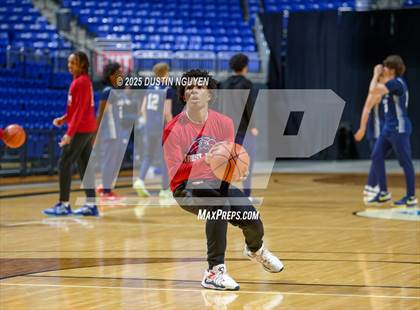 Thumbnail 2 in Cypress Springs vs. Tomball Memorial (UIL Basketball 6A D2 Region II Bi-District) photogallery.