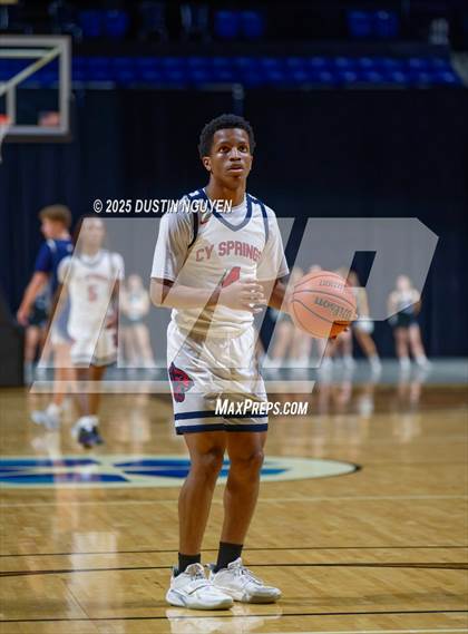 Thumbnail 1 in Cypress Springs vs. Tomball Memorial (UIL Basketball 6A D2 Region II Bi-District) photogallery.