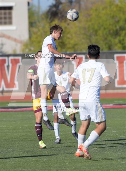 Thumbnail 2 in Mountain Pointe vs Skyline (Coyote Classic Soccer Tournament) photogallery.