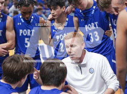 Thumbnail 3 in Baldwin vs Port Washington (NYSPHSAA Class 2A Section 8 Final) photogallery.