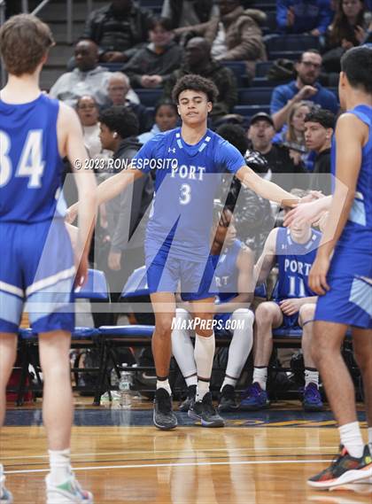 Thumbnail 2 in Baldwin vs Port Washington (NYSPHSAA Class 2A Section 8 Final) photogallery.
