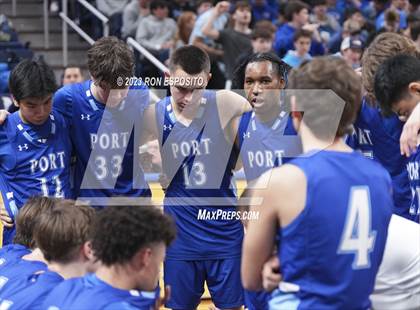 Thumbnail 3 in Baldwin vs Port Washington (NYSPHSAA Class 2A Section 8 Final) photogallery.