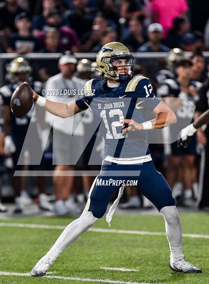 Thumbnail 2 in St. Frances Academy @ St. John Bosco (MaxPreps Game of the Week) photogallery.