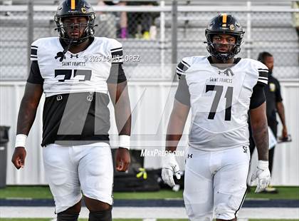 Thumbnail 3 in St. Frances Academy @ St. John Bosco (MaxPreps Game of the Week) photogallery.