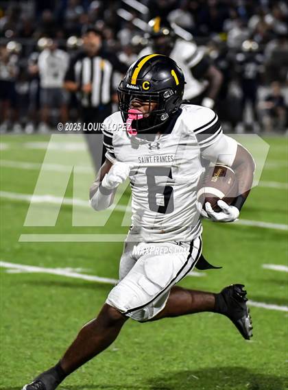 Thumbnail 1 in St. Frances Academy @ St. John Bosco (MaxPreps Game of the Week) photogallery.