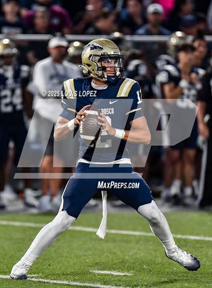 Thumbnail 3 in St. Frances Academy @ St. John Bosco (MaxPreps Game of the Week) photogallery.
