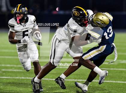 Thumbnail 3 in St. Frances Academy @ St. John Bosco (MaxPreps Game of the Week) photogallery.