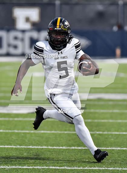 Thumbnail 3 in St. Frances Academy @ St. John Bosco (MaxPreps Game of the Week) photogallery.