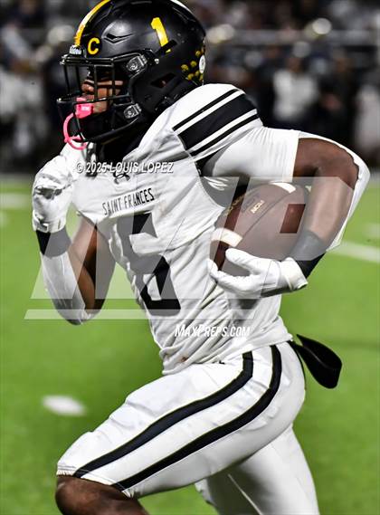 Thumbnail 3 in St. Frances Academy @ St. John Bosco (MaxPreps Game of the Week) photogallery.