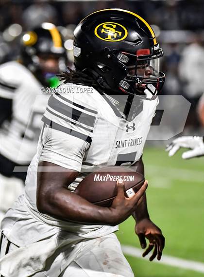 Thumbnail 3 in St. Frances Academy @ St. John Bosco (MaxPreps Game of the Week) photogallery.