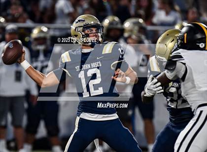 Thumbnail 2 in St. Frances Academy @ St. John Bosco (MaxPreps Game of the Week) photogallery.