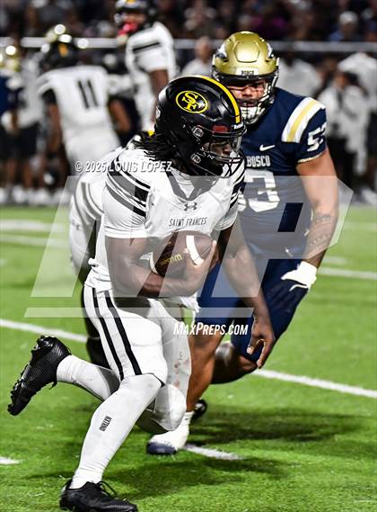 Thumbnail 1 in St. Frances Academy @ St. John Bosco (MaxPreps Game of the Week) photogallery.