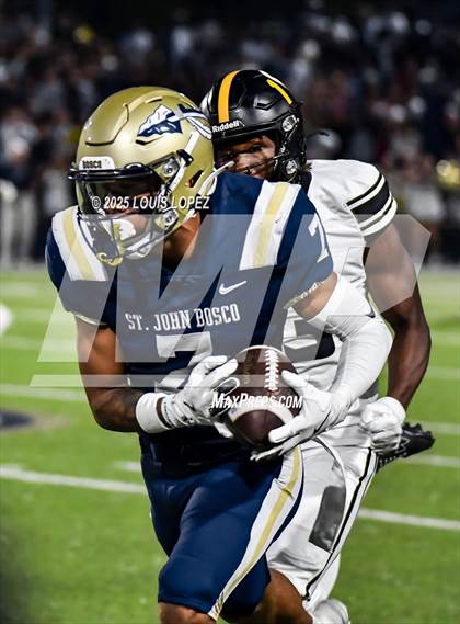 Thumbnail 2 in St. Frances Academy @ St. John Bosco (MaxPreps Game of the Week) photogallery.