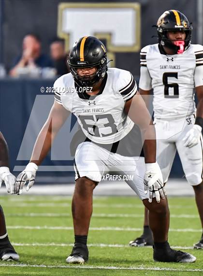 Thumbnail 2 in St. Frances Academy @ St. John Bosco (MaxPreps Game of the Week) photogallery.