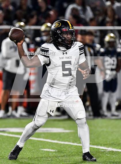 Thumbnail 2 in St. Frances Academy @ St. John Bosco (MaxPreps Game of the Week) photogallery.