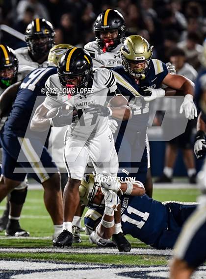 Thumbnail 1 in St. Frances Academy @ St. John Bosco (MaxPreps Game of the Week) photogallery.
